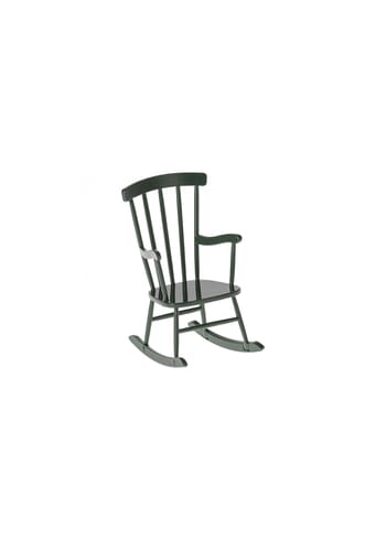 Maileg - Juguetes - Rocking chair - Mouse - Dark green