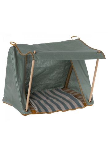 Maileg - Leksaker - Happy Camper Tent - Mouse - Green
