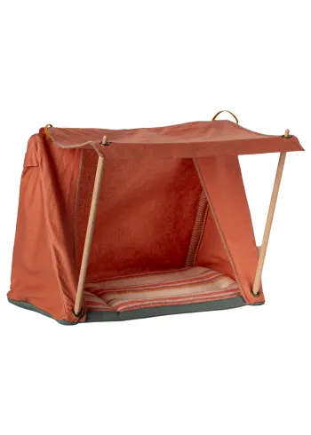 Maileg - Hračky - Happy Camper Tent - Mouse - Orange