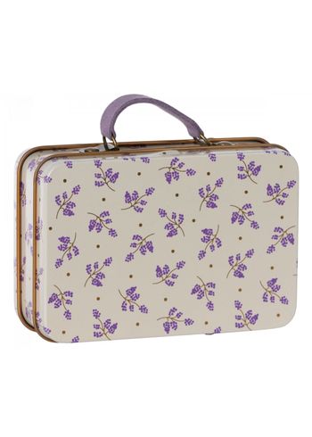 Maileg - Leksaker - Metal Suitcase - Madelaine - Lavender