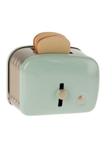 Maileg - Zabawki - Miniature Toaster With Bread - Mint