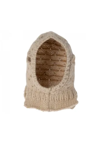 Maileg - Zabawki - Puppy supply, Knitted hat - Plush Dog