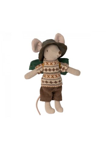 Maileg - Speelgoed - Hiking Mouse - Big Brother - Grey