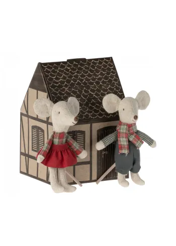 Maileg - Toys - Winter mice twins, Little brother and sister - Mouse