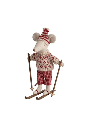 Maileg - Speelgoed - Winter mouse with ski set - 