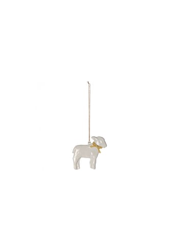 Maileg - Decoratie - Metal ornament - Lamb - Gul