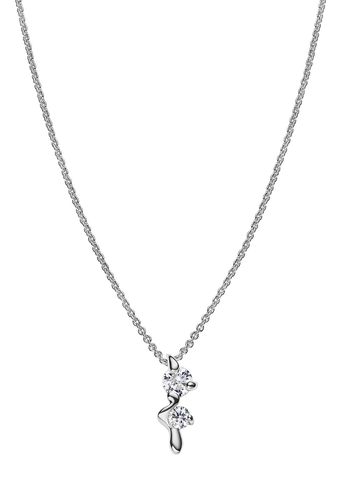 Maria Black - Kaulakoru - Arctic Necklace - White Rhodium Plated