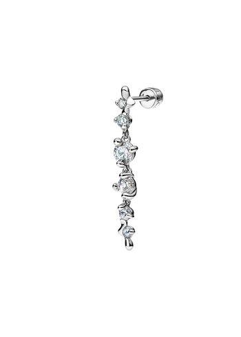 Maria Black - Boucle d'oreille - Arctic Earring Medium - White Rhodium Plated