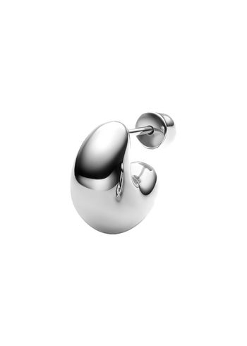 Maria Black - Oorbel - Tryvann Pillow Earring - White rhodium plated