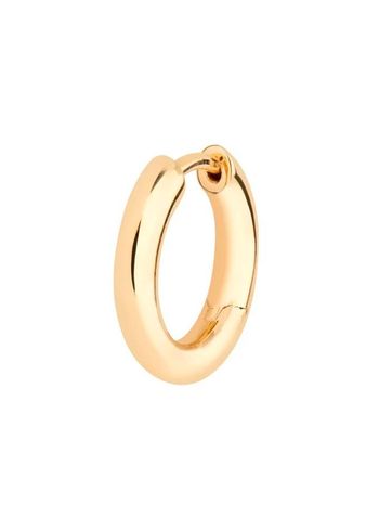 Maria Black - Earrings - Slate 12 Huggie - Gold