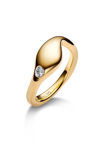 Maria Black - Krúžok - Dolphin Ring - Gold plated