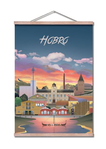 Martin Rahr - Poster - Hobro Plakat - 30x40 cm