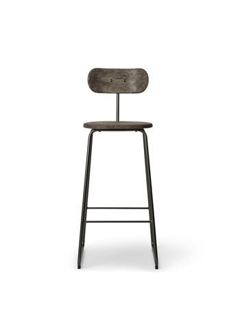 Mater - Sgabello - Earth Stool - Coffee Waste Edition Dark With Backrest 69