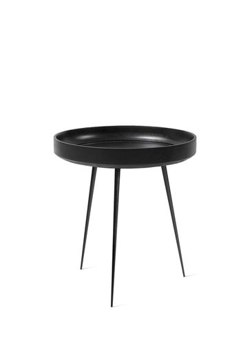 Mater - Hallitus - Bowl Table - Black Stained Mango Wood - Medium