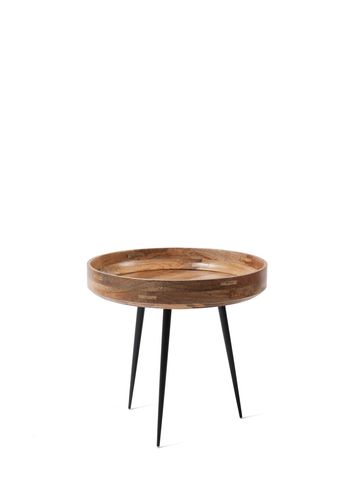 Mater - Conseil d'administration - Bowl Table - Natural Lacquered Mango Wood - Small