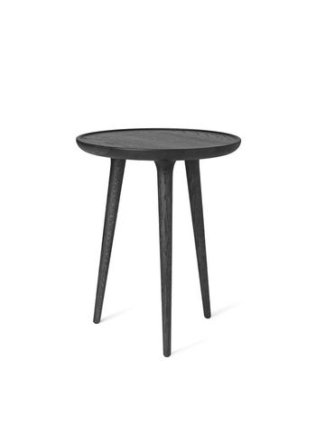 Mater - Ruokapöytä - Accent Oval Lounge Table - Sort Farvet Eg - Medium