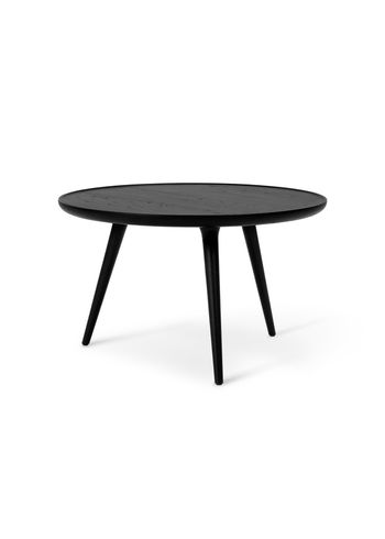 Mater - Ruokapöytä - Accent Oval Lounge Table - Sort Farvet Eg - X Large