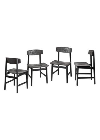 Mater - Cadeira - Børge Mogensen Conscious Chair BM3162 - 4 stk - Black Beech - 4 stk