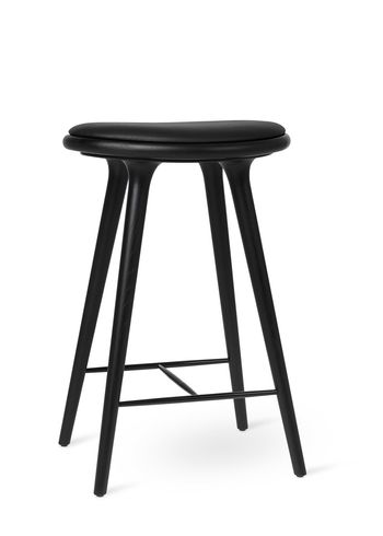Mater - Chair - High Stool 69 - Black Stained Oak
