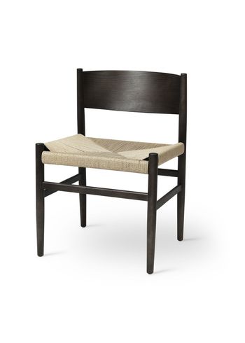 Mater - Chair - Nestor - Sirka Grey Stain Bøg - Sæde af naturpapirsnor - uden armlæn