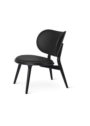 Mater - Silla - The Lounge Chair - Sirka Gråpigmenteret Eg / Sort Natur Læder