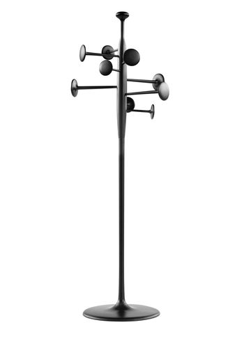 Mater - Coat Stand - Trumpet Coat Stand - Black Powdercoated Partly Recycled Aluminium