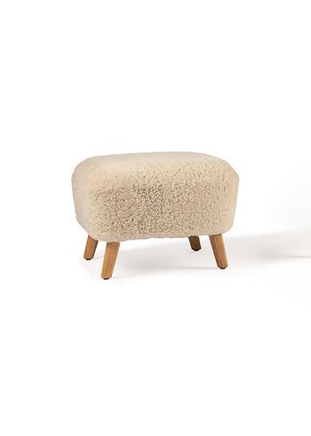 Mazo - Armchair - TMBO Pouff - Fabric: Sheepskin, Honey
