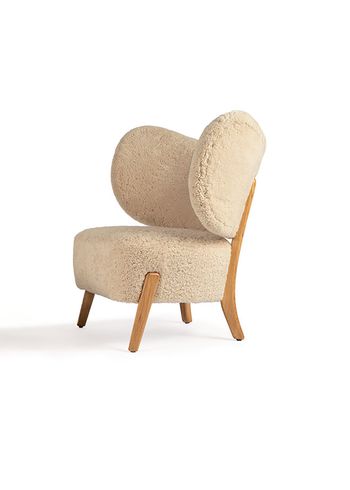 Mazo - Nojatuoli - TMBO Lounge Chair - Fabric: Sheepskin, Honey