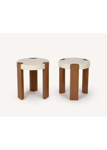 Mazo - Table basse - FER Table - Creamy white - Small