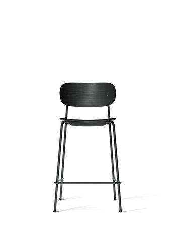 MENU - Banco de bar - Co Counter Chair - Black Steel / Black Oak