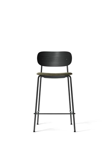 MENU - Barkruk - Co Counter Chair - Black Steel / Black Oak / Moss