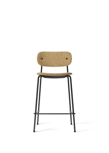 MENU - Taburete de bar - Co Counter Chair - Black Steel / Bouclé 06 / Fully Upholstered