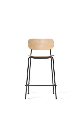 MENU - Taburete de bar - Co Counter Chair - Black Steel / Natural Oak