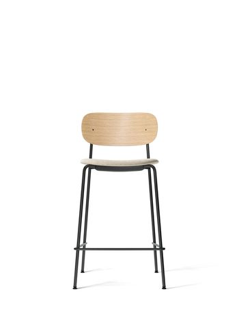 MENU - Barkruk - Co Counter Chair - Black Steel / Natural Oak / Moss