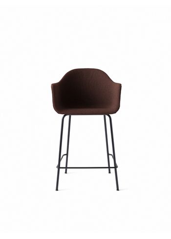 MENU - Bar stool - Harbour Counter Chair / Black Steel Base - Upholstery: Colline 568