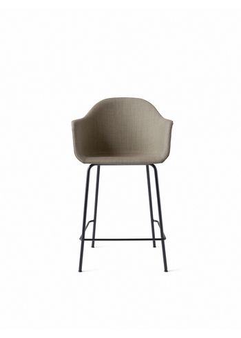 MENU - Taburete de bar - Harbour Counter Chair / Black Steel Base - Upholstery: Remix 2, 233