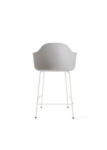 MENU - Barstol - Harbour Counter Chair / Light Grey Steel Base - Light Grey