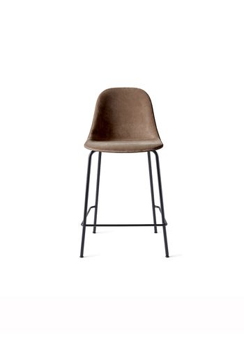 MENU - Banco de bar - Harbour Side Counter Chair / Black Steel Base - Upholstery: City Velvet CA 7832/078
