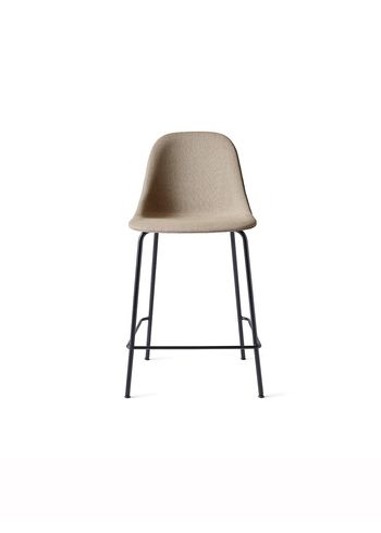 MENU - Sgabello - Harbour Side Counter Chair / Black Steel Base - Upholstery: Remix 2, 233