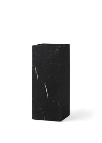 MENU - Stone furniture - Plinth Pedestal - Nero Marquina