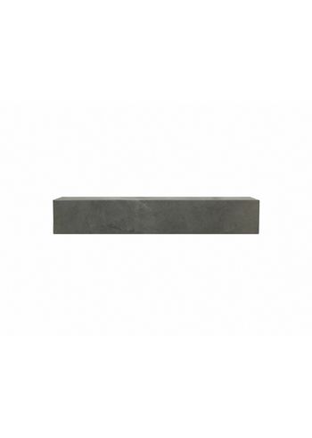 MENU - Regalbrett - Plinth Shelf - Grey Kendzo Marble
