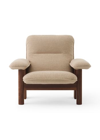 MENU - Sessel - Brasilia Lounge Chair - Dark Stained Oak Base - Bouclé 02