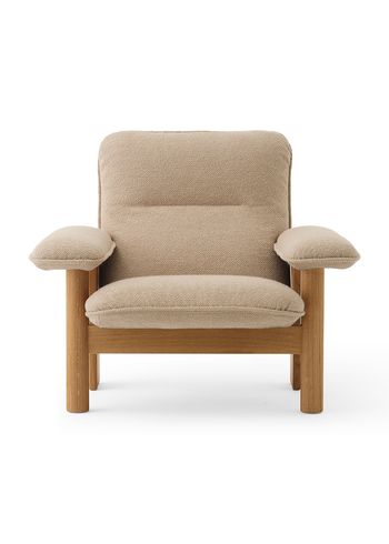 MENU - Nojatuoli - Brasilia Lounge Chair - Natural Oak Base - Bouclé 02