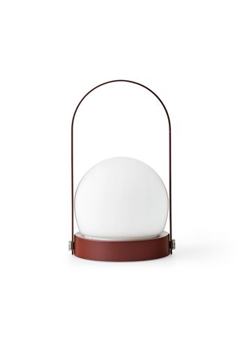 MENU - Lamppu - Carrie table lamp - Portable - Burned red