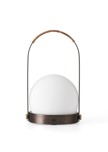 MENU - Lamp - Carrie table lamp - Portable - Bronzeret Messing / Læder