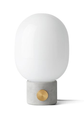 MENU - Lâmpada - JWDA Table lamp - Concrete - Light Grey/ Brass