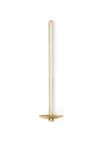 MENU - Ljushållare - Clip Candle Holder - H34, Wall, Brass