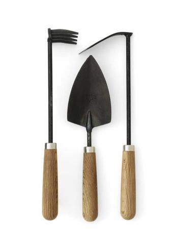 MENU - Planting tools - Plant Tools, Set of three - Black/Light wood