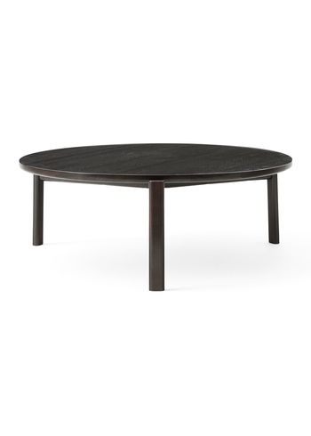 MENU - Työpöytä - Passage Lounge Table - Ø90 - Dark Lacquered Oak