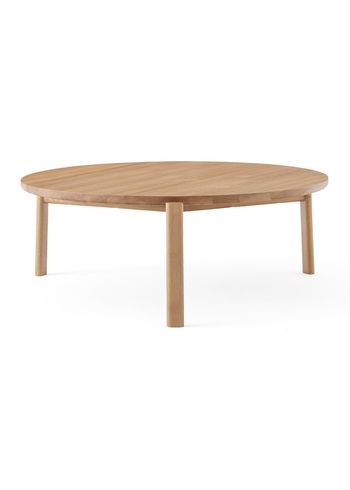 MENU - Stolik kawowy - Passage Lounge Table - Ø90 - Natural Oak